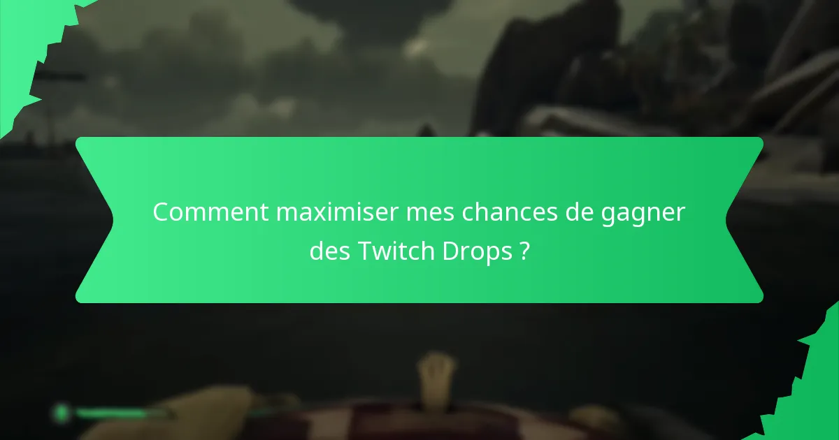 Quels types de contenu déblocable sont disponibles via les Twitch Drops ?