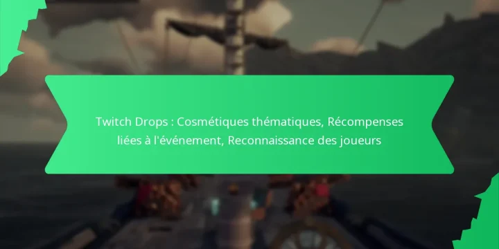 Twitch Drops : Cosmétiques thématiques, Récompenses liées à l’événement, Reconnaissance des joueurs