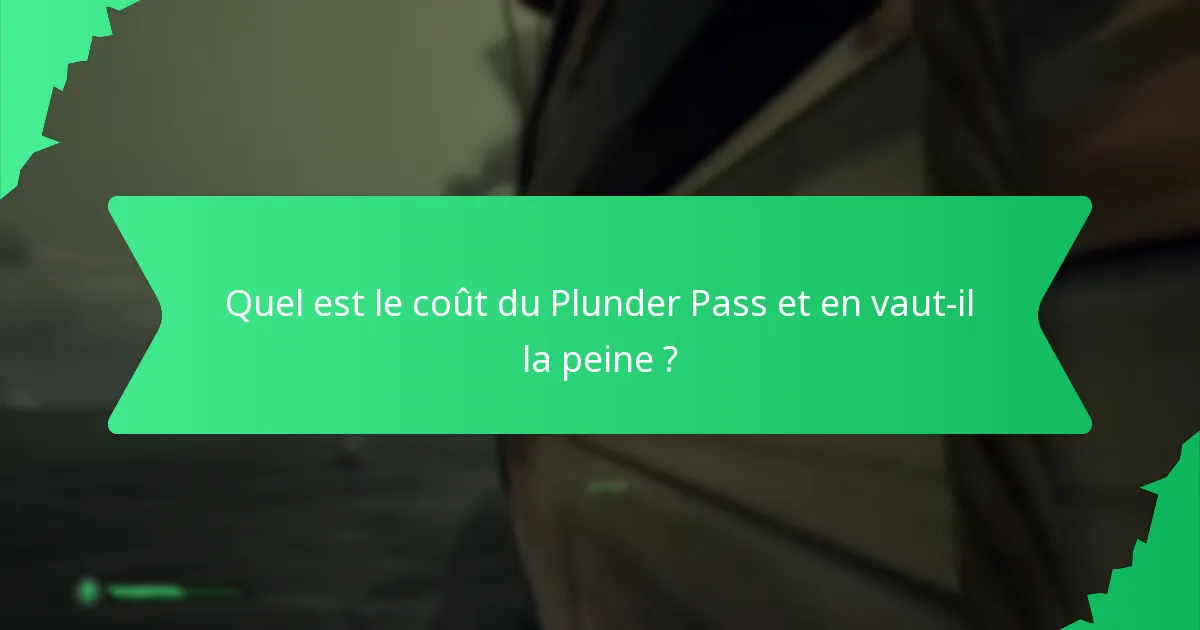 Quelles sont les récompenses liées aux événements associées au Plunder Pass ?