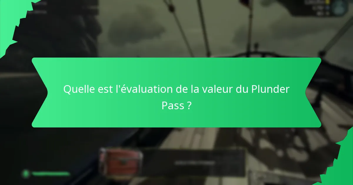 Comment les joueurs peuvent-ils débloquer du matériel grâce au Plunder Pass ?